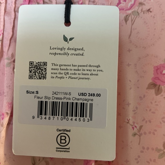 Spell Fleur Maxi Slip Dress in Pink Champagne - Picture 5 of 5